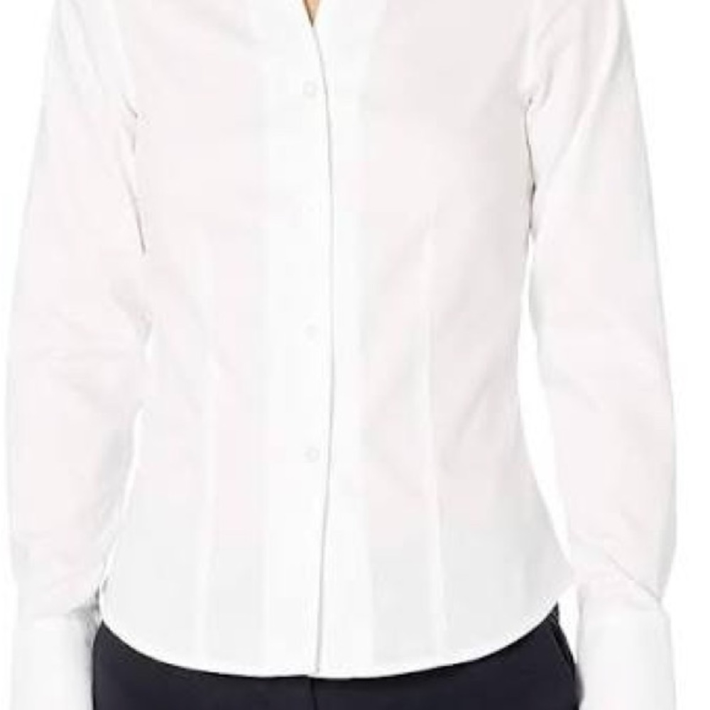 Calvin Klein White Button Down Shirt Work Style - Picture 2 of 6